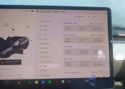 2021 Tesla Model 3 Long Range Dual Motor All-Wheel Drive из США, поврежденный, VIN 5YJ3E1EB7MF047953